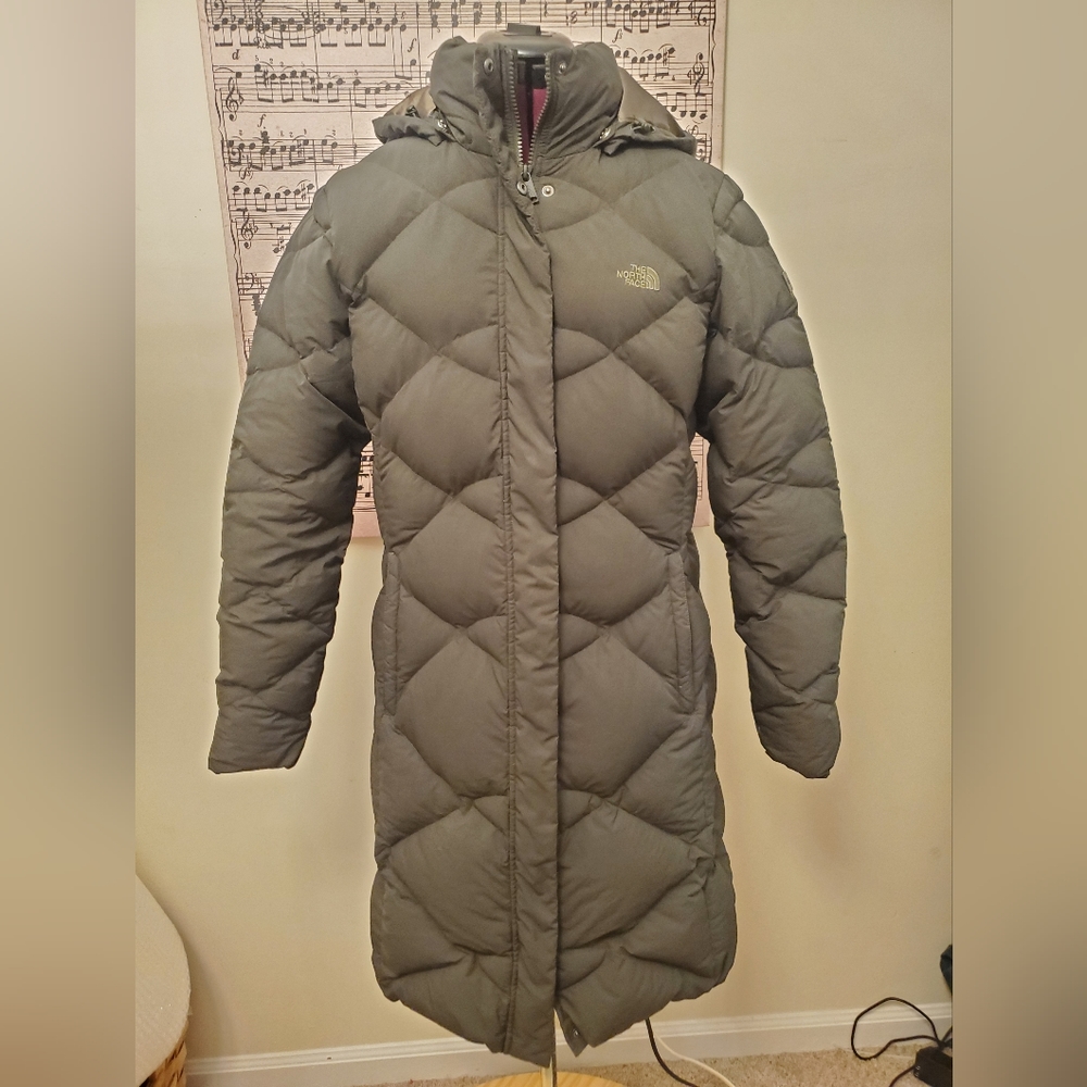 The North Face Women's Miss Metro 550 Parka Rosin Green Sz M